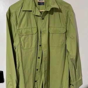 Magellan Outdoors Olive Casual Shirt